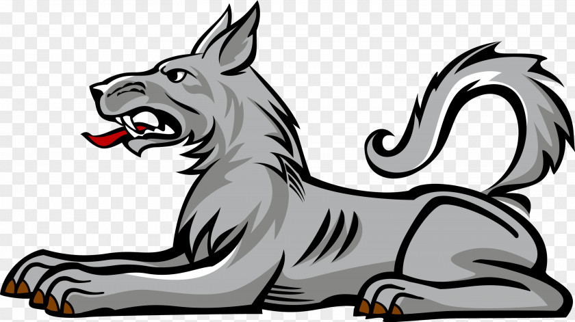 Wolf Gray Wolves In Heraldry Coat Of Arms Clip Art PNG