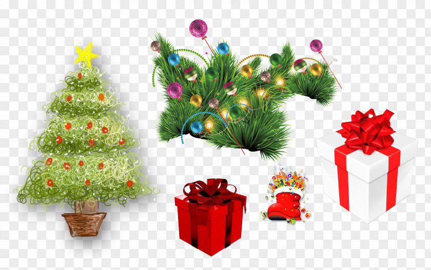 Christmas Gift Tree Decoration PNG