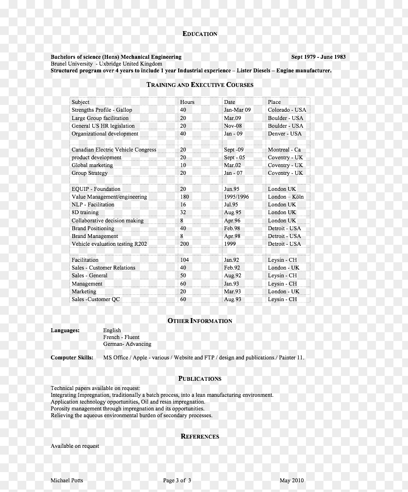 Cv University Of Siegen Document Paper Studydrive GmbH PNG