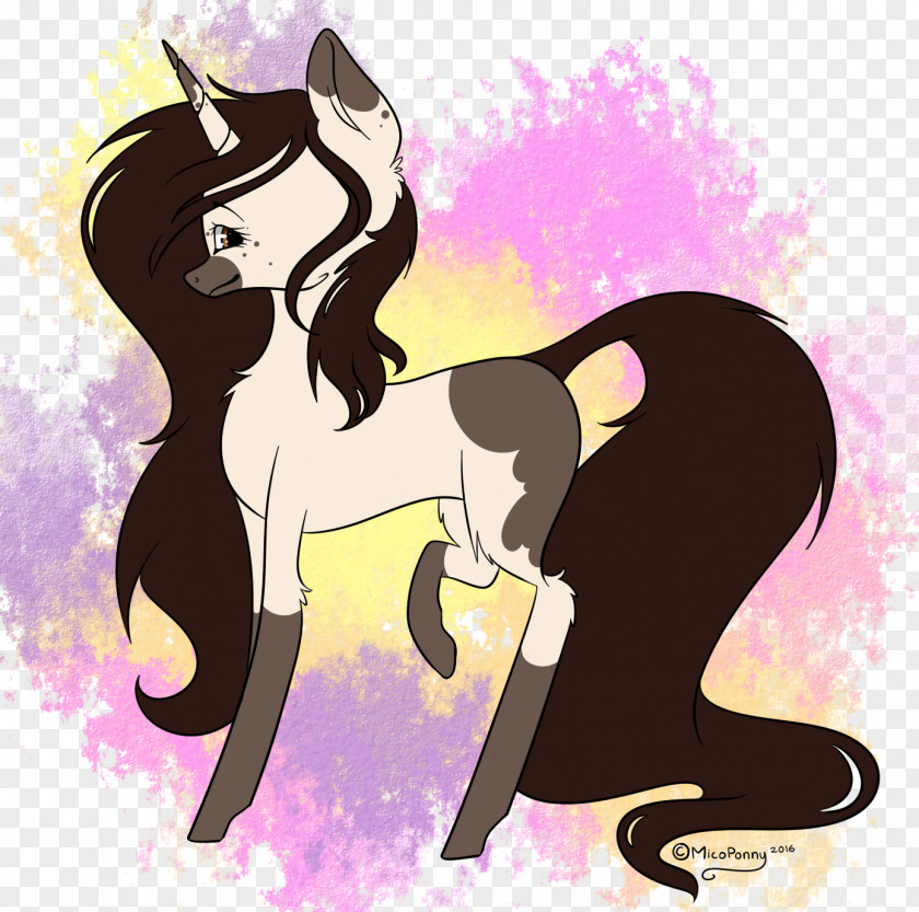 Mustang Stallion Pink M Cartoon PNG