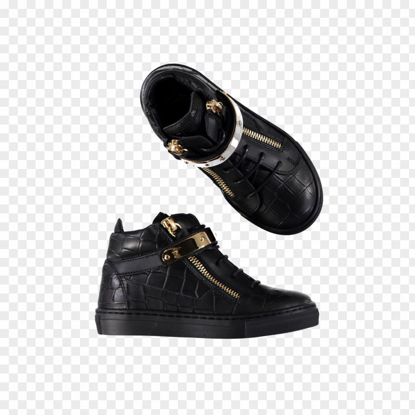 Sneakers Shoe Walking Black M PNG