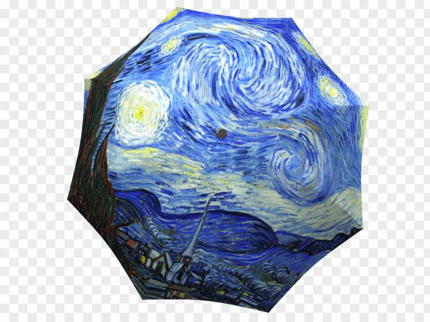 Van Gogh The Starry Night Over Rhône Painting Umbrella Gift PNG