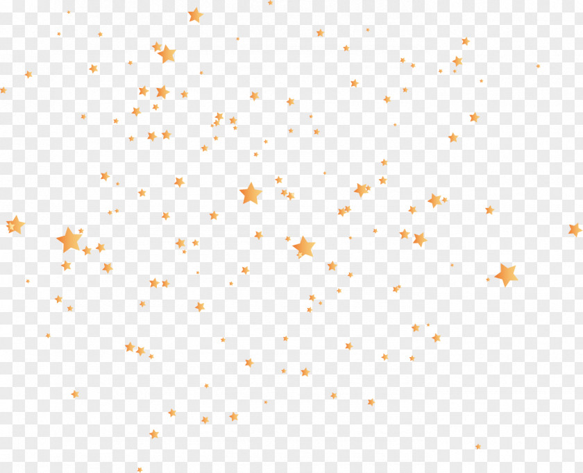Vector Floating-painted Gold Stars Angle Pattern PNG