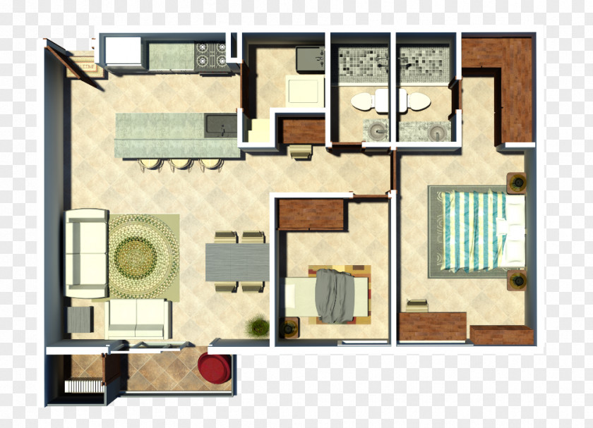 ANILLO Condominium Ecovivienda 1ra Etapa Property Floor Plan PNG