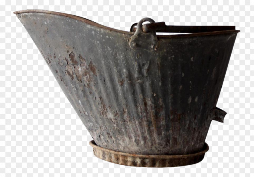 Bucket Metal Coal Scuttle 810289 Antique Eimer Asche PNG