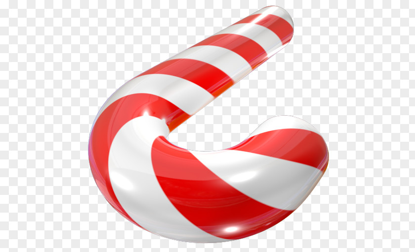 Cane 02 Candy Polkagris Christmas Red PNG