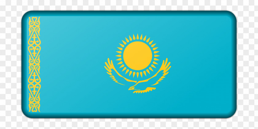 Flag Heraldic Banner Of Kazakhstan PNG