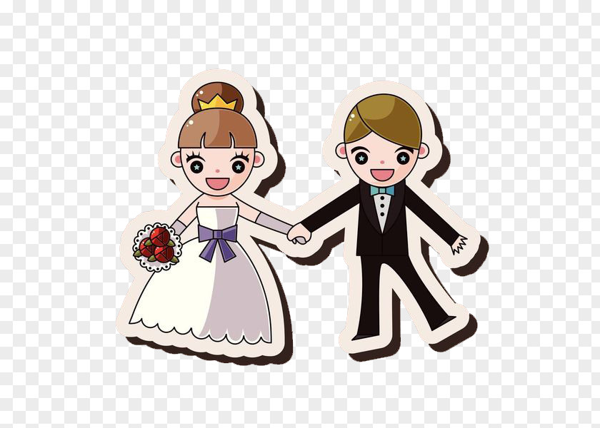 Hand In Bride And Groom Bridegroom Illustration PNG
