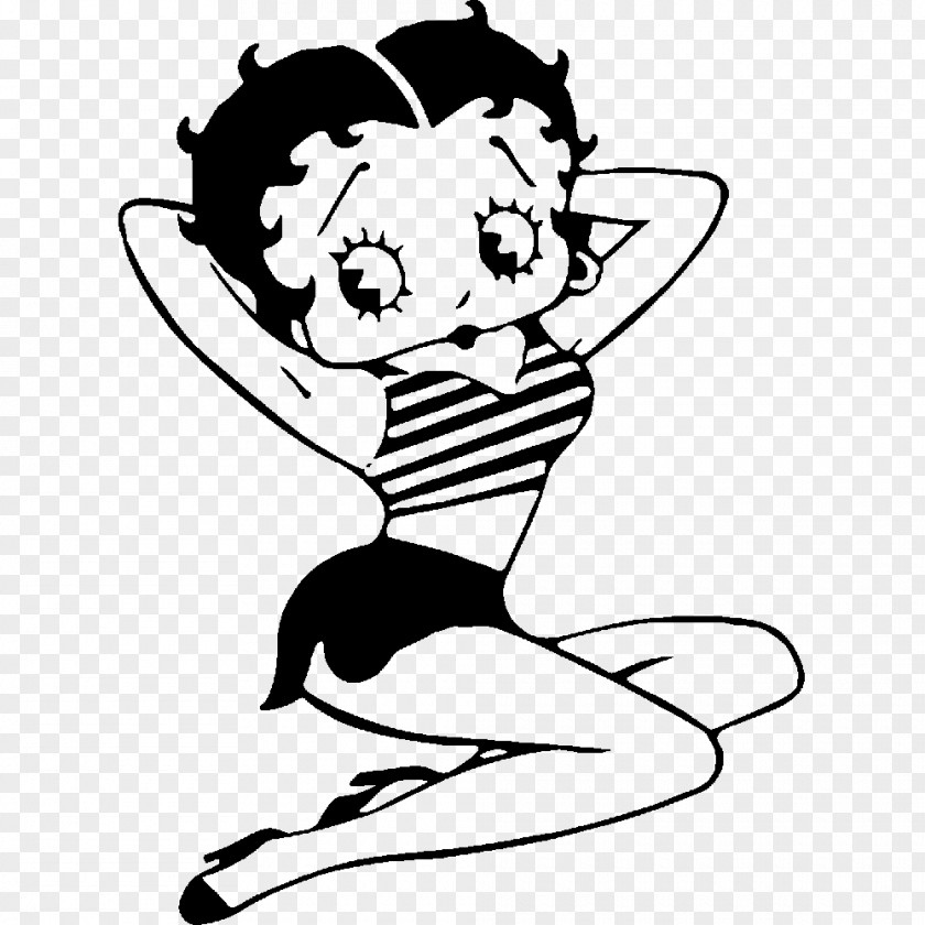 Transparent Decorative Drawing Betty Boop Sticker Wall Decal Animation PNG