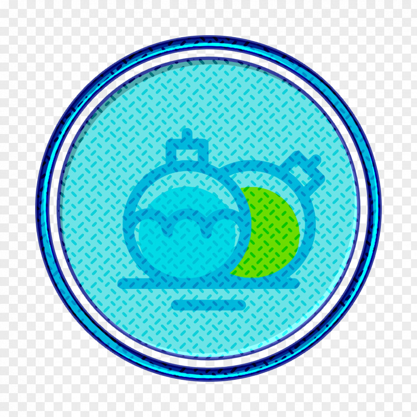 Turquoise Aqua Christmas Icon Ball Xmas PNG