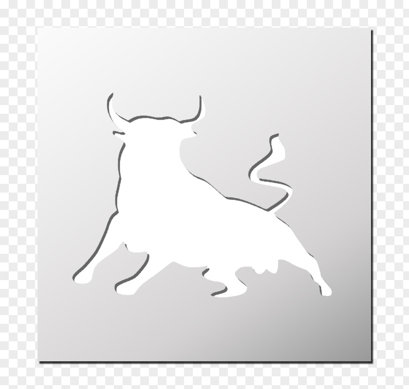 Dog Stencil Silhouette Cattle Pattern PNG
