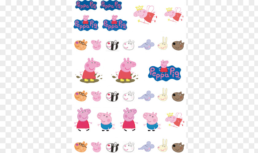 PEPPA PIG Bicycle Sticker Text Child PNG