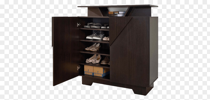 Shoe Rack Buffets & Sideboards Furniture Vitros Cabinetry Display Case PNG