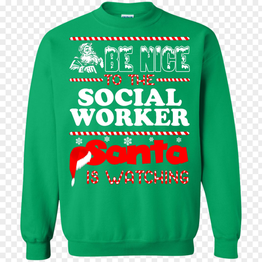 Social Work T-shirt Sweater Hoodie Sleeve Christmas Jumper PNG