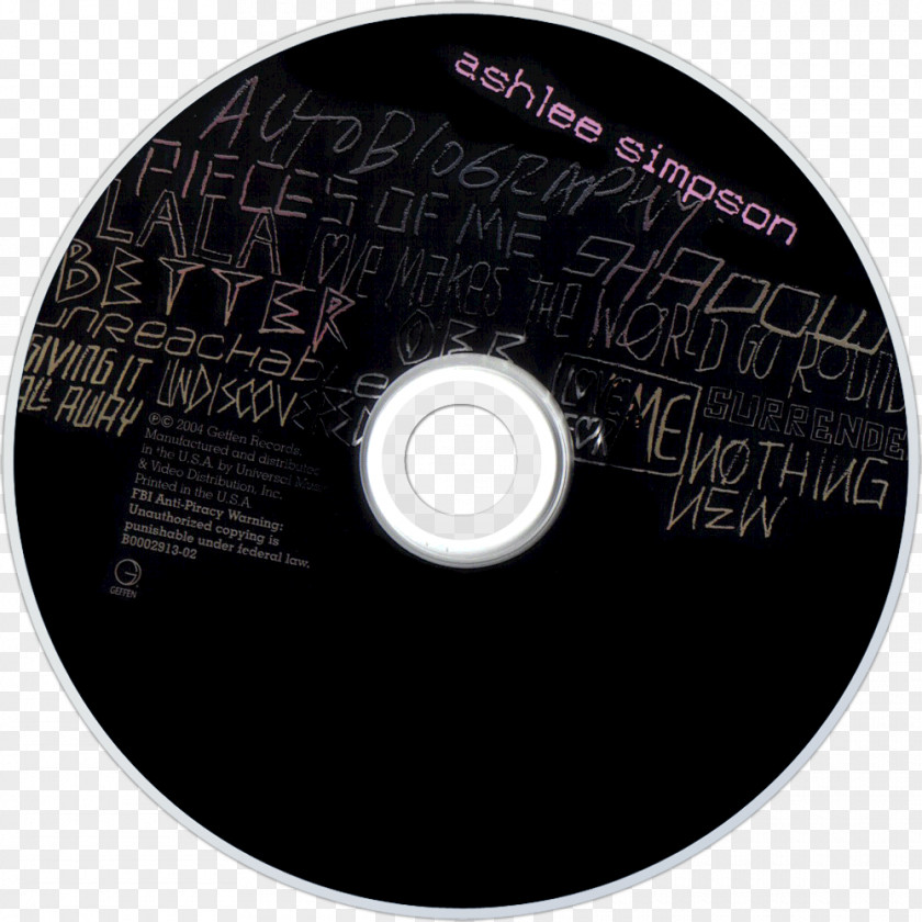 Ashlee Simpson Compact Disc Autobiography Bittersweet World I Am Me Album PNG