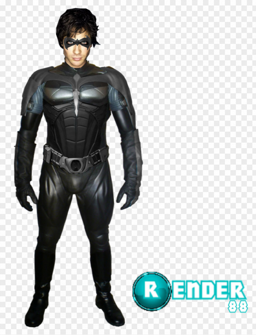 Black Dick Superhero Costume PNG