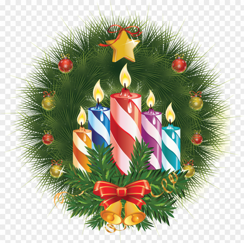 Christmas Candles Creative Birthday Cake New Years Day Candle PNG
