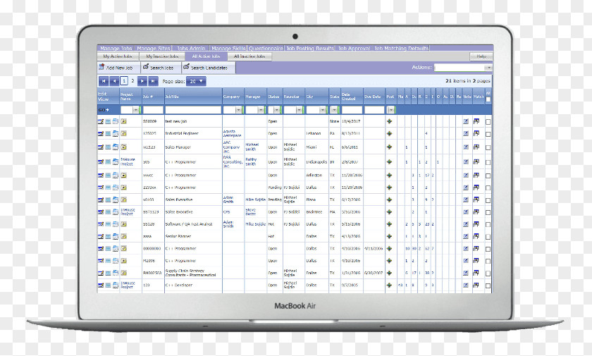 Computer Program Applicant Tracking System Software Staffing Recruitment PNG