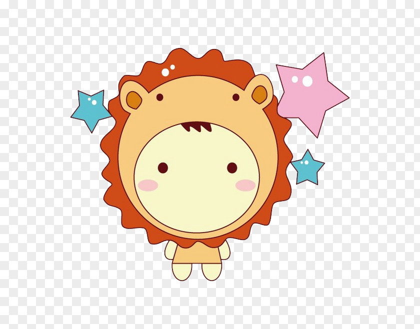 Cute Little Lion Computer File PNG
