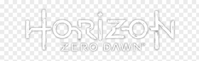 Horizon Zero Dawn Logo Brand Line Font PNG