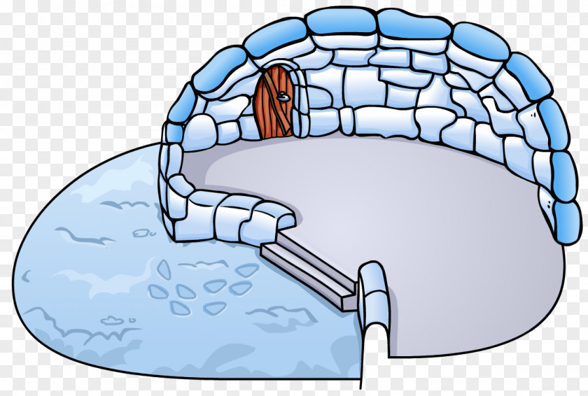 Igloo Club Penguin House Clip Art PNG