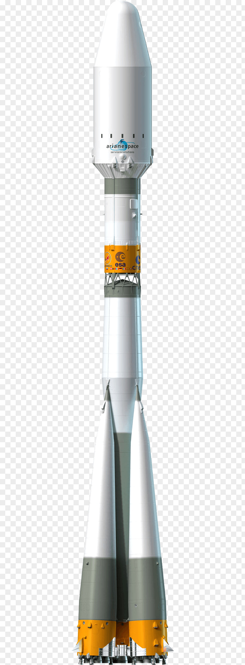 Manned Spaceship Soyuz At The Guiana Space Centre Rocket Launch Vehicle Arianespace PNG