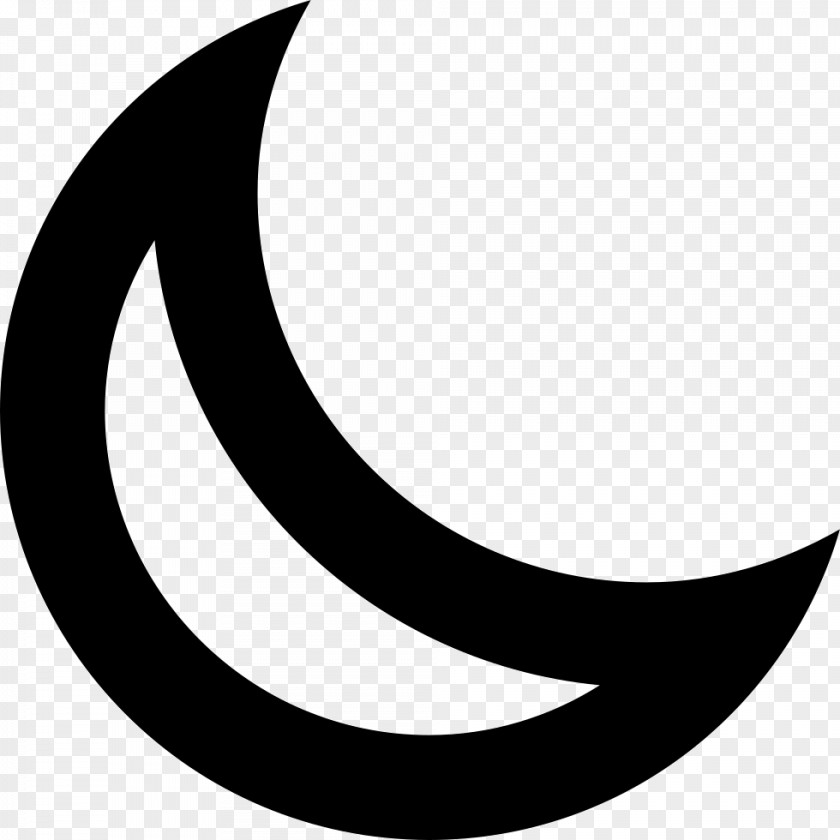 Moon Lunar Phase Crescent Vector Graphics PNG