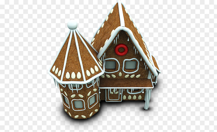 Candy House Christmas Ornament Food Gingerbread Decoration PNG
