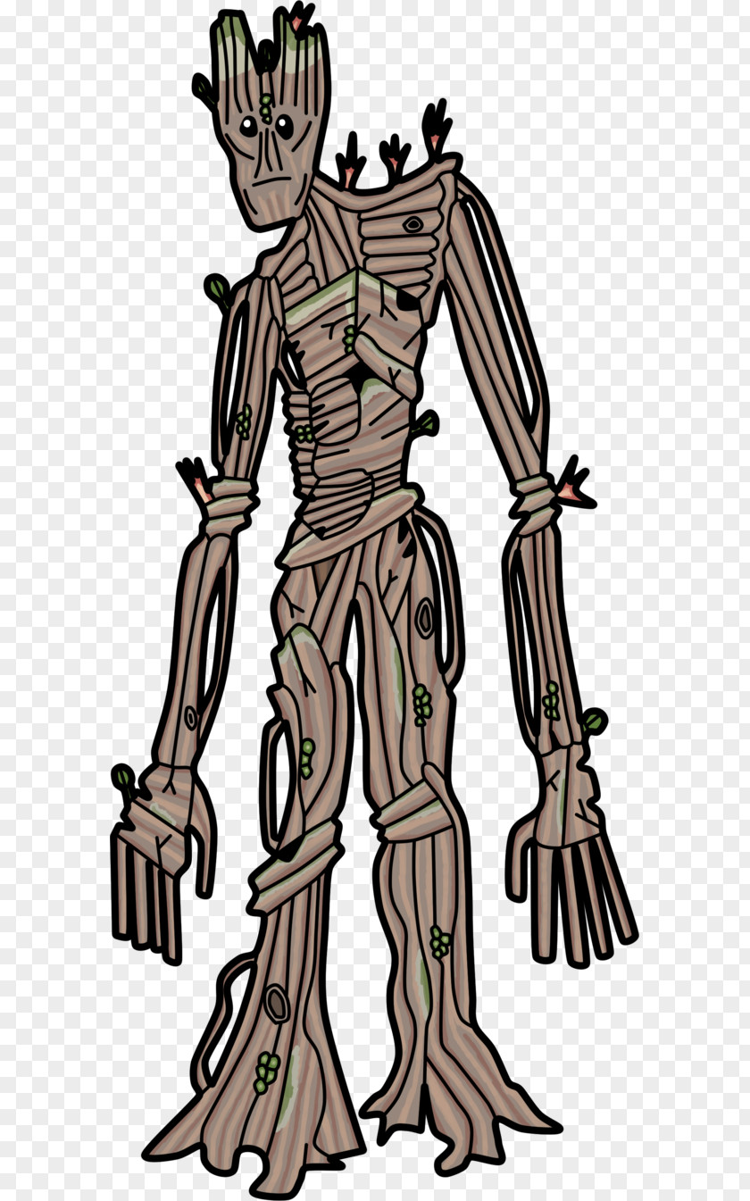 Groot Marvel Illustration Clip Art Human Tree Armour PNG