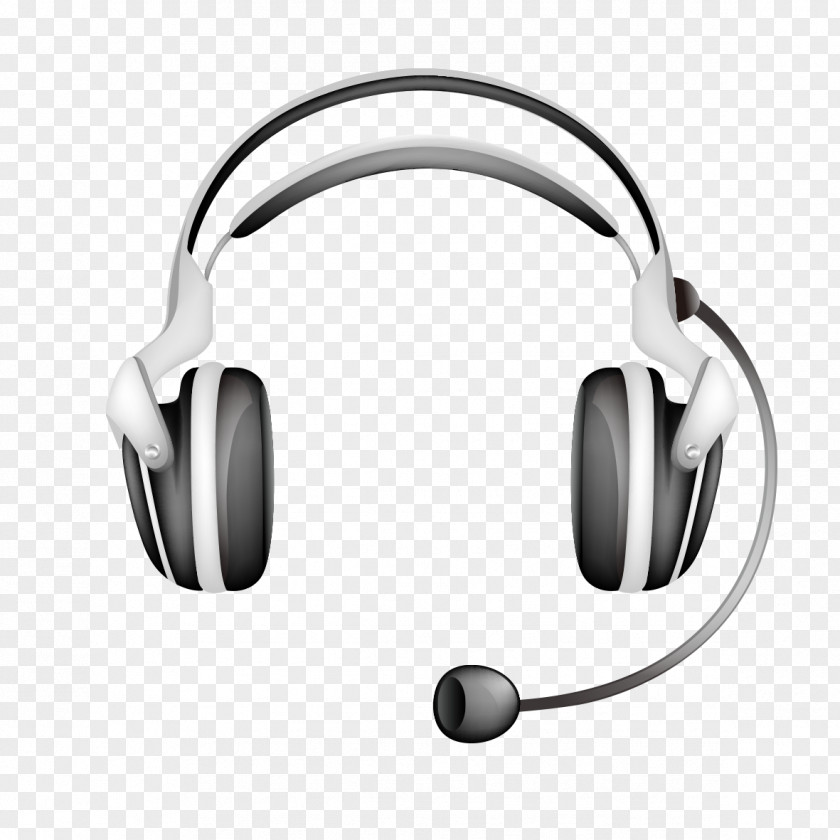 Black Headphones Model Download Headset PNG