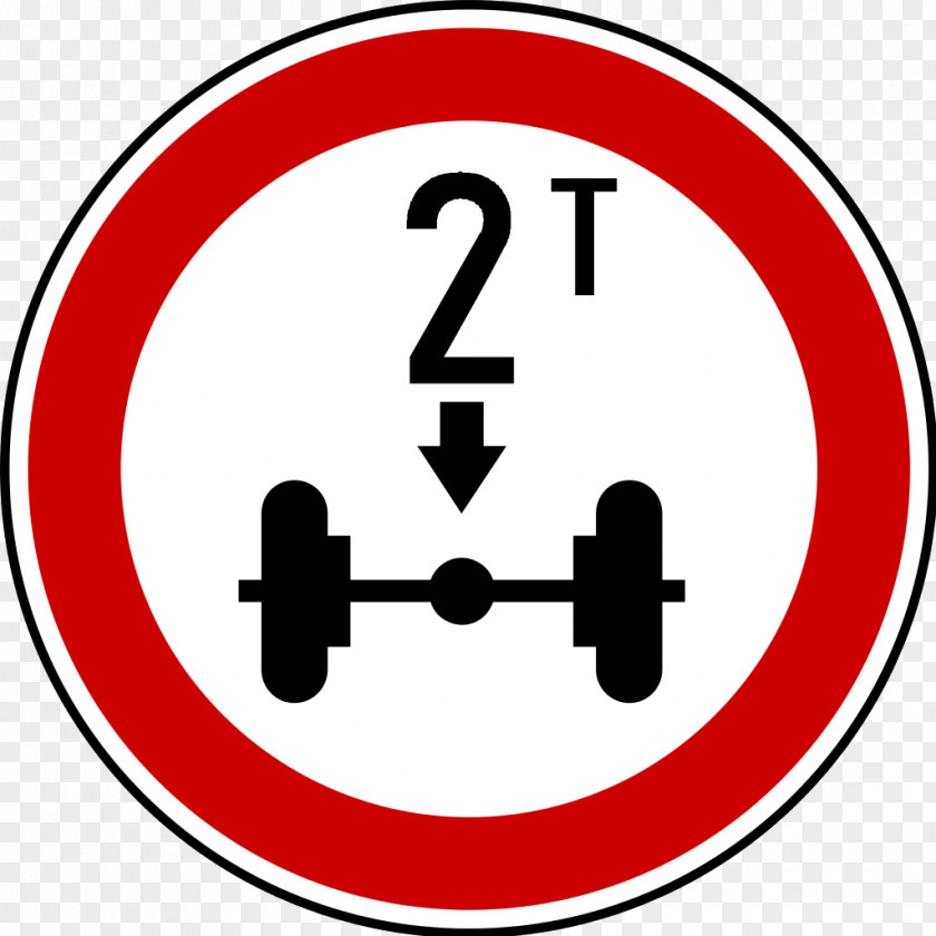 Car Vehicle Axle Load Traffic Sign PNG