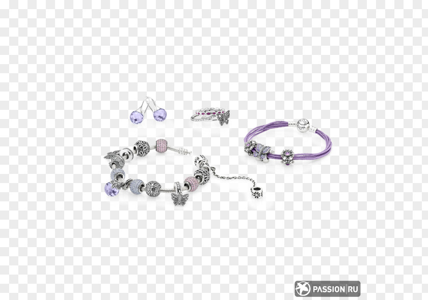 Jewellery Charm Bracelet Amethyst Pandora Charms & Pendants PNG