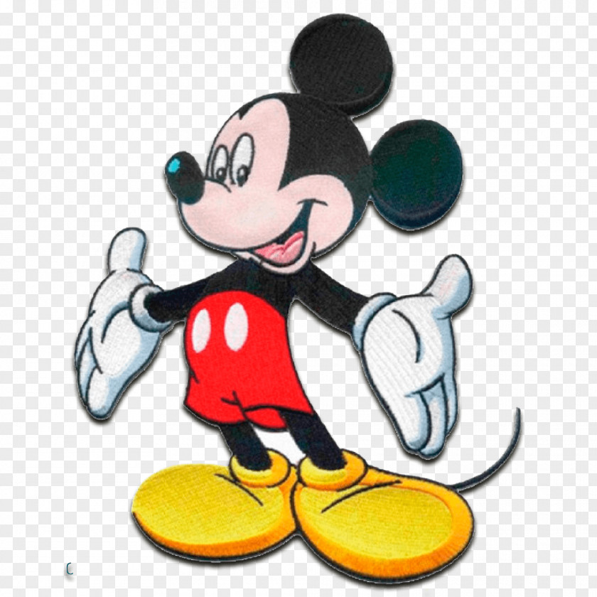 Mickey Mouse Minnie Embroidered Patch PNG