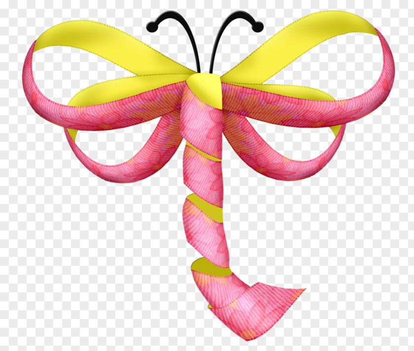 Nice Dragonfly Shoelace Knot Clip Art PNG