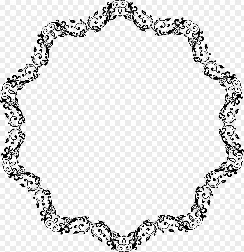 Circle Frame Decorative Borders Clip Art PNG