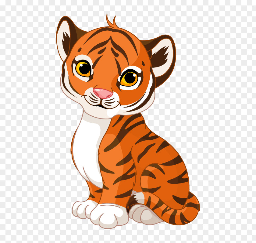 Enfant Tiger Cartoon Clip Art PNG