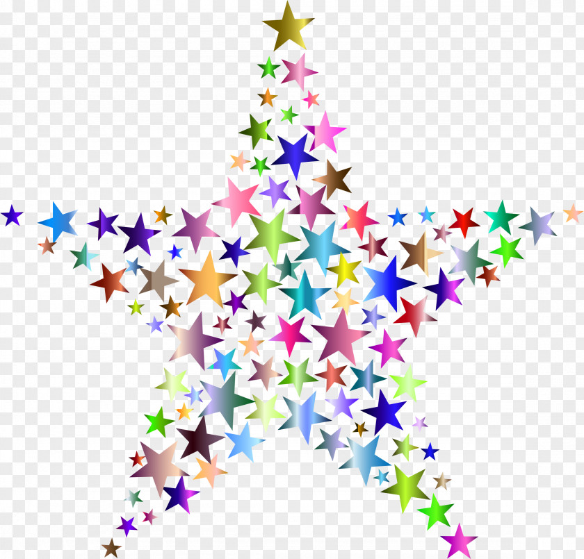 Fractal Christmas Tree Clip Art PNG