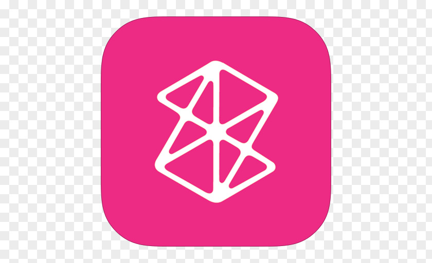 MetroUI Apps Zune Pink Triangle Area Symbol PNG