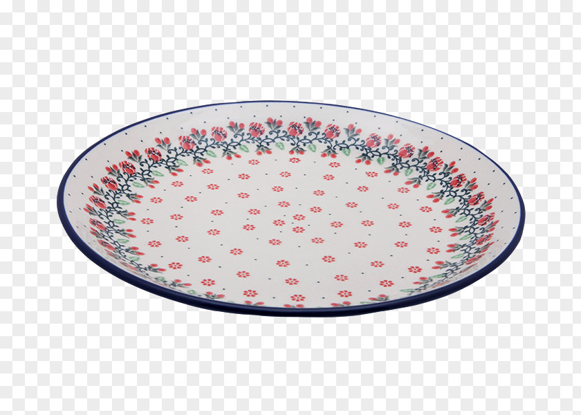 Plate Ceramic Platter Bolesławiec Tableware PNG