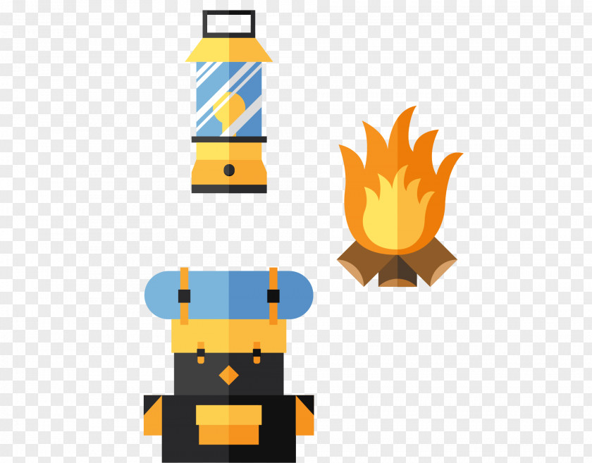 Wilderness Survival Backpack Camping Baggage Icon PNG