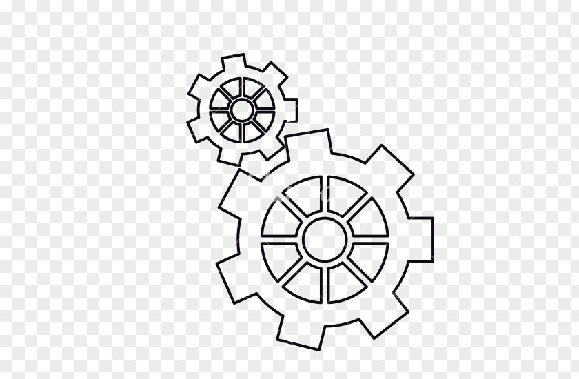 Engine Symbol Drawing PNG