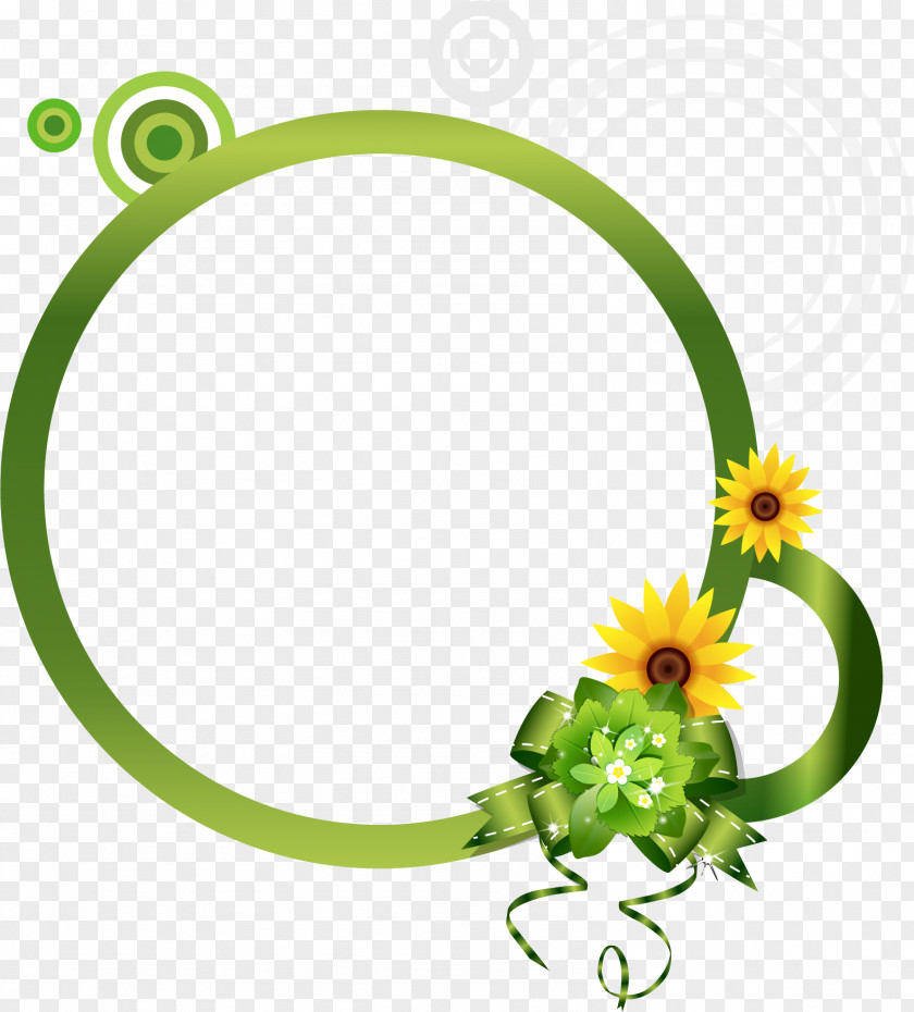 Flower Yellow Floral Design Green PNG