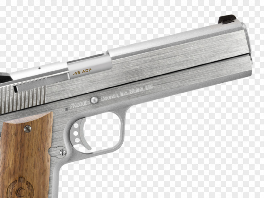 Handgun Trigger Firearm Coonan .45 ACP Gun Barrel PNG