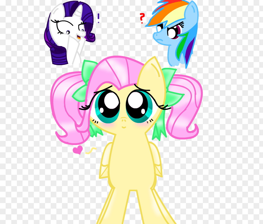 Horse Pony Fluttershy Rainbow Dash Rarity Pigtail PNG
