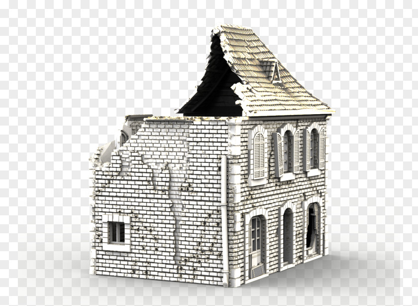 Ruined Castle On An Island Facade Product Middle Ages Building House PNG