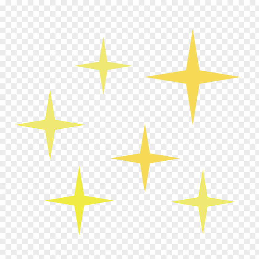 Star Blink Line Symmetry Font PNG