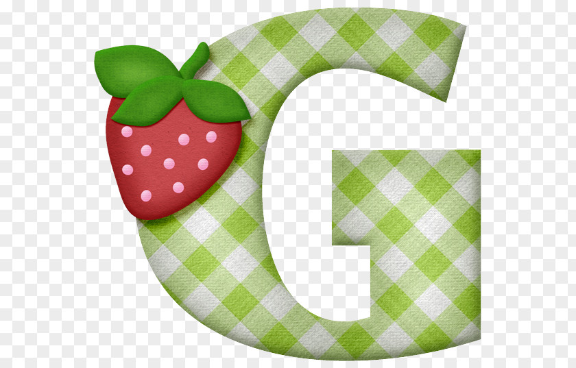 Strawberry Lettering Alphabet PNG