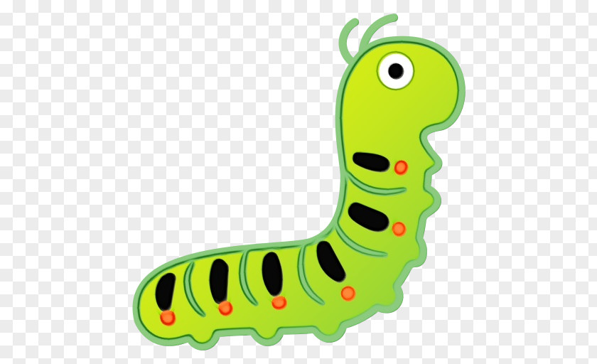 Moths And Butterflies Worm Caterpillar Cartoon PNG