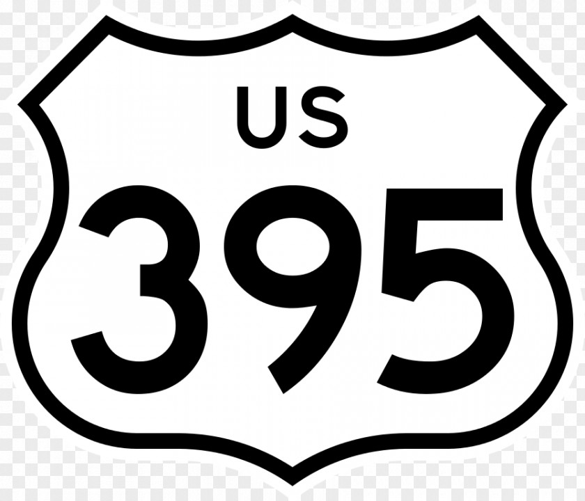 Numerals California State Route 1 U.S. 395 In 101 Interstate 10 PNG