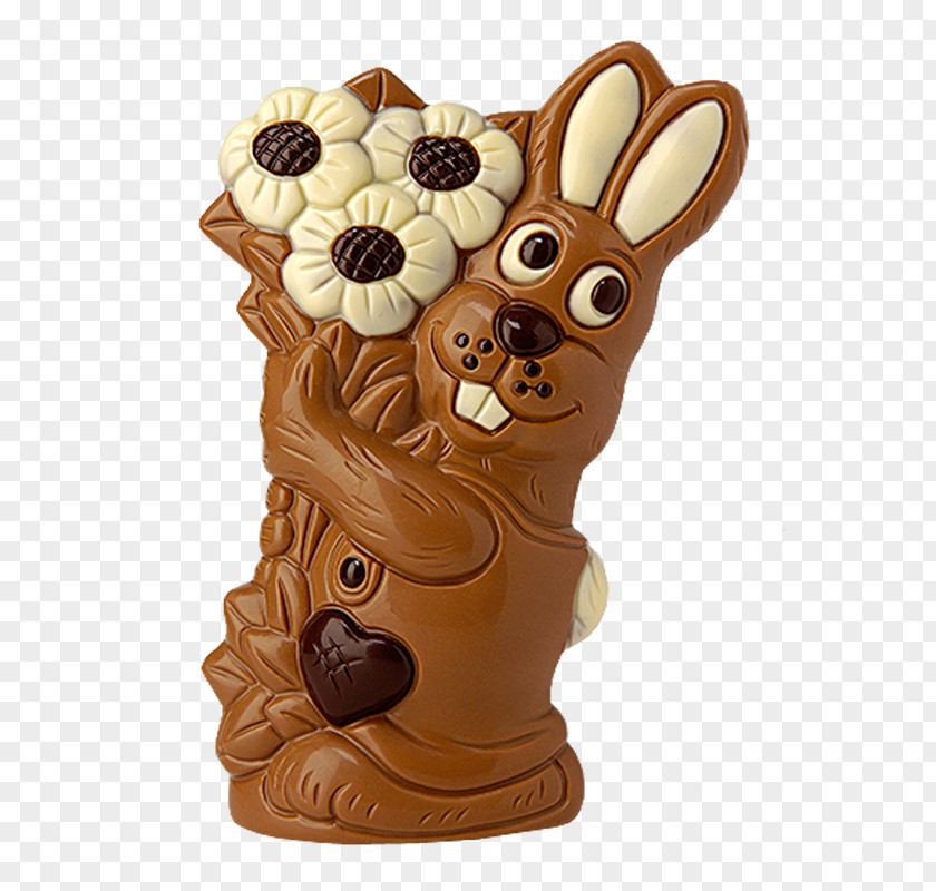 Rabbit Flowers Figurine Animal PNG